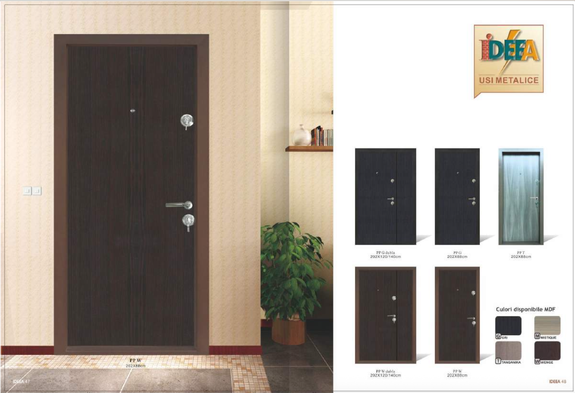 Catalog IDEEA Uși Metalice